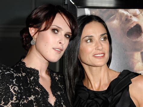 rumer willis mom|rumer willis and demi moore.